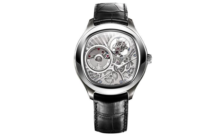 Piaget Emperador Coussin Automatic Ultra Thin Tourbillon is the thinnest tourbillon of its kind and is only 10.4 mm high