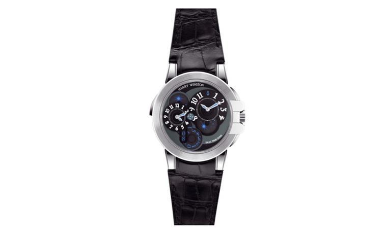Harry Winston Ocean Dual Time watch worn by Christian Bale