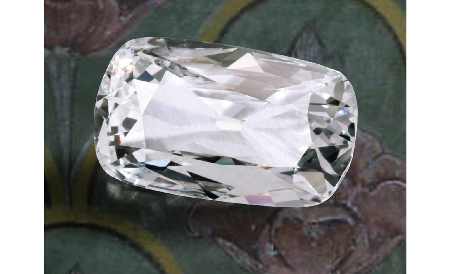 Lot 184 Platinum and ‘Golconda’ Diamond Ring Est. $600/800,000. SOLD FOR $752,500
