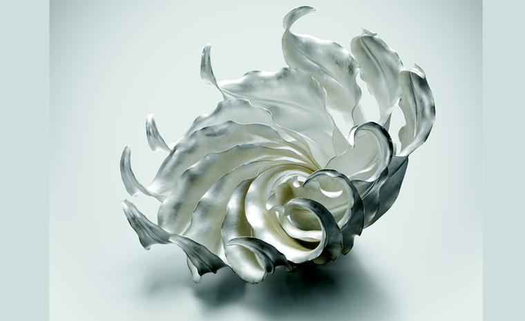 “Spiritus” by Theresa Nguyen, 2010 Fold-formed, hammered and soldered.