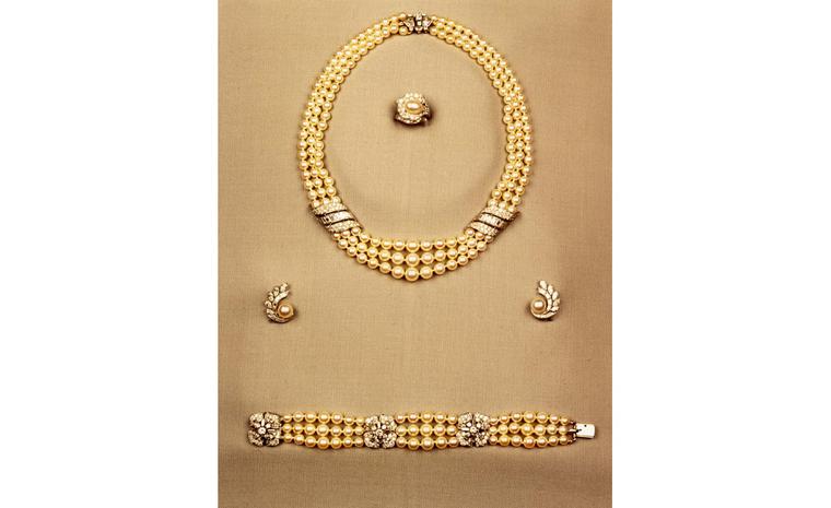 Van Cleef & Arpels set of engagement jewels belonging to Princess Grace.