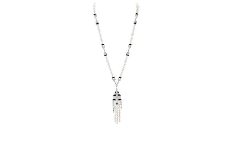 Van Cleef & Arpels, Bals de Légende, Le Bal Black and White, Heavenscraper long necklace.