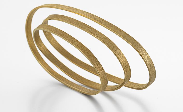 Pure collection arm piece by Ute Decker. Made from the world’s first certified Fairtrade 18 ct gold. Price from £9,200
