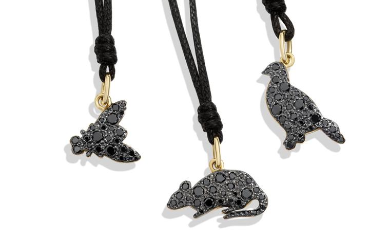 Dodo Dark charms by Charlotte Le Hardy, student at Central St Martins include London low life: the fly, rat and pigeon.