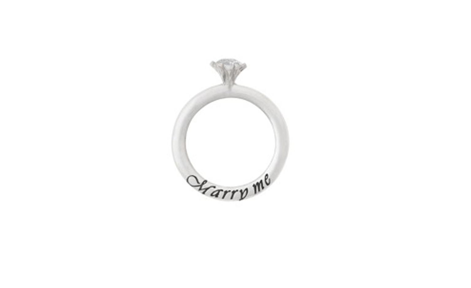 DOWER & HALL. Marry Me Ring. Intended as a temporary proposal ring.