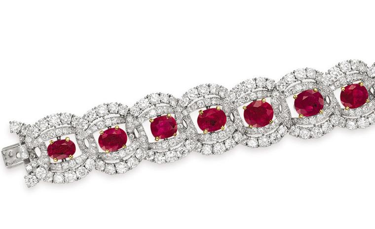 The Cartier Ruby Suite Bracelet Estimate: $150,000 – 200,000. Without a mirror at hand to see how her new jewels looked, she studied her reflection in the pool instead.