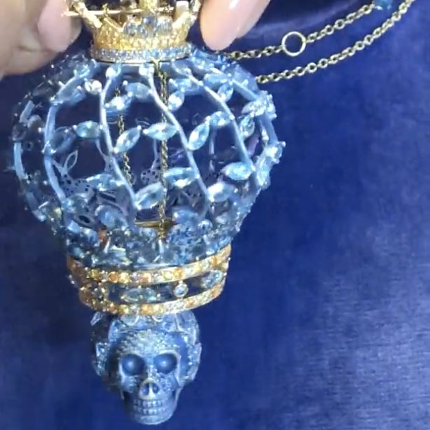 Macabre but cool jewel of Marie Antoinette