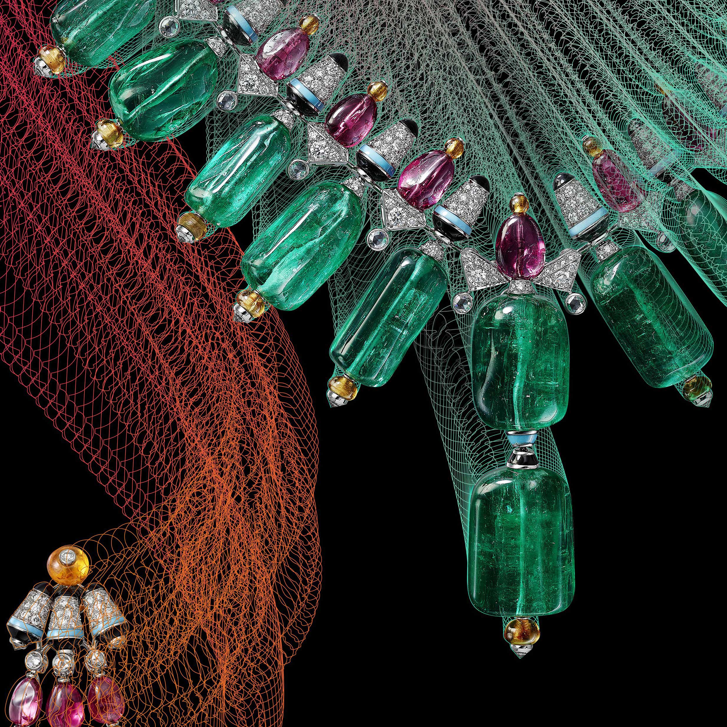 Cartier emerald earrings cheap