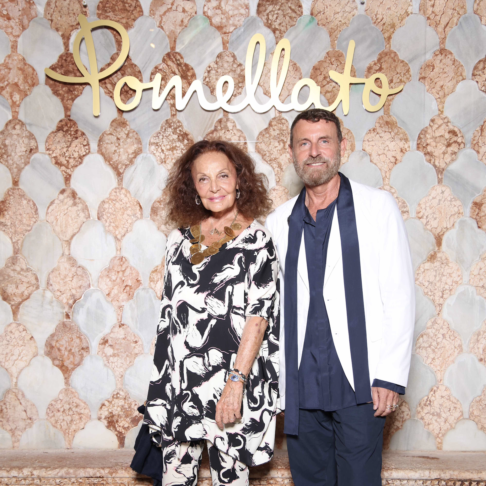 Vincenzo Castaldo and Diane von Furstenberg Designer