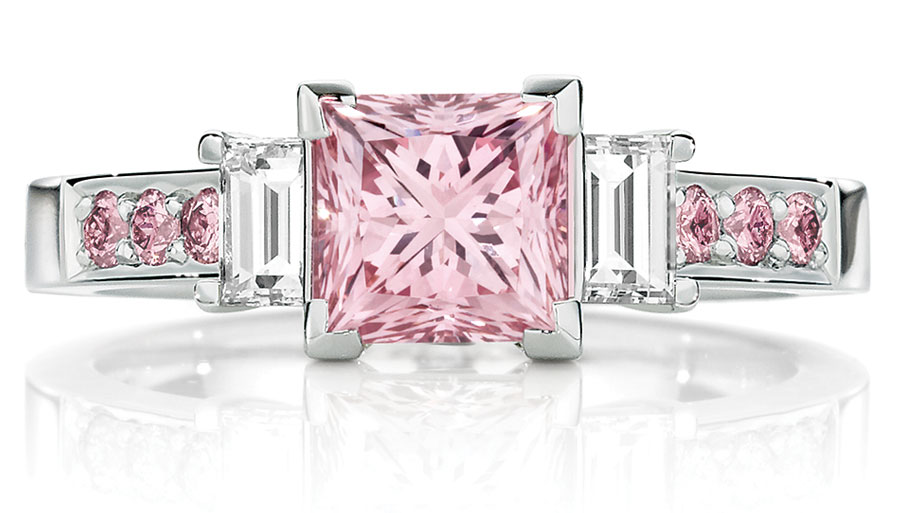 Pink princess clearance ring