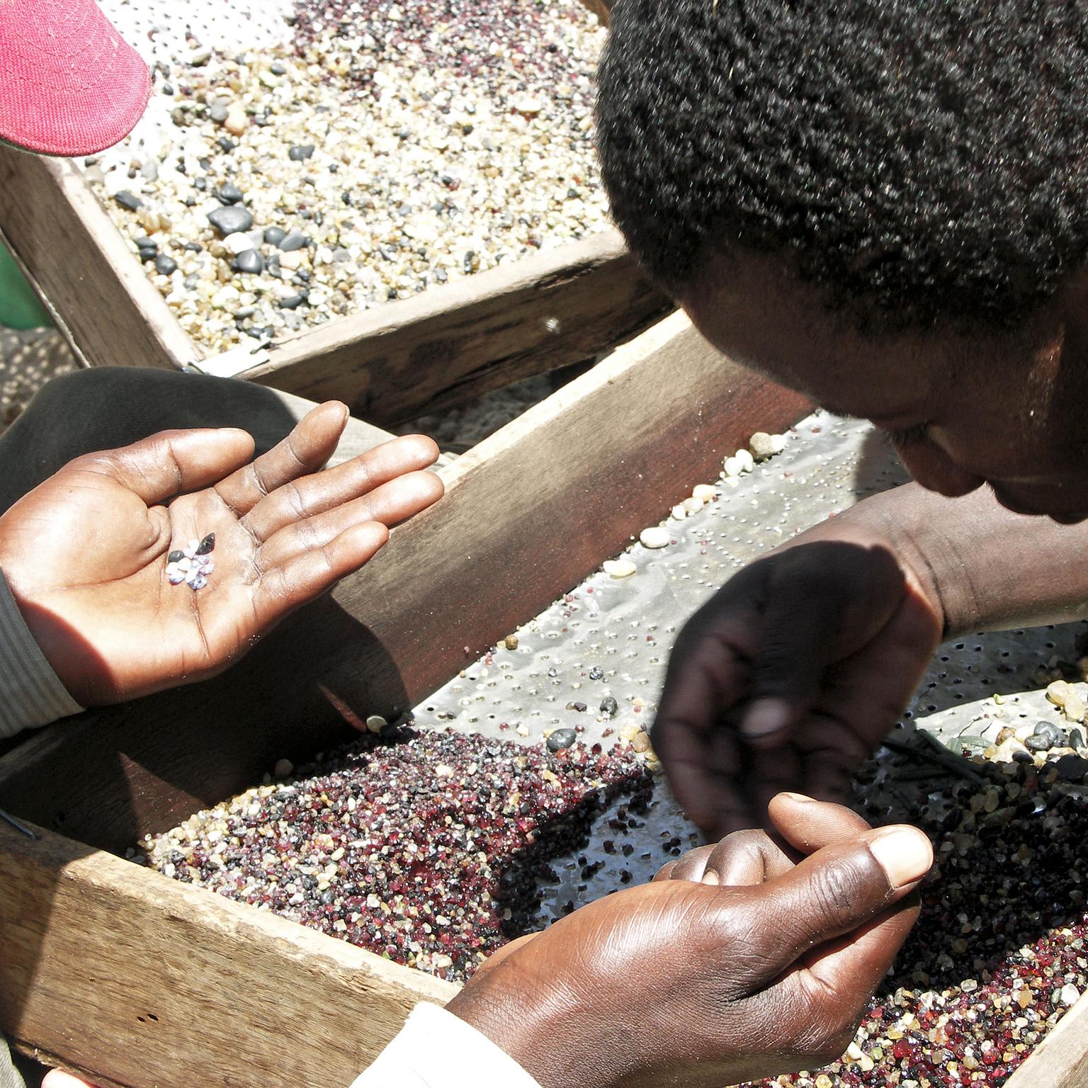 Gemstone mining in Tanzania