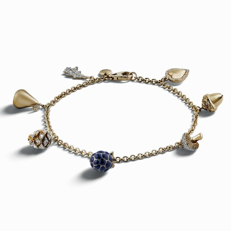 Asprey Woodland Mini Charm bracelet