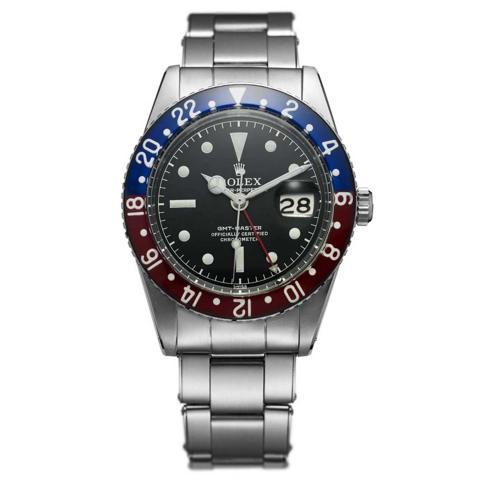 The Rolex GMT-Master Pepsi watch from 1955