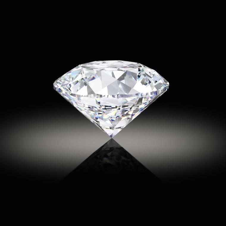 The 102.34 carat diamond is the largest D Flawless brilliant cut diamond ever graded by the Gemological Institute of America.