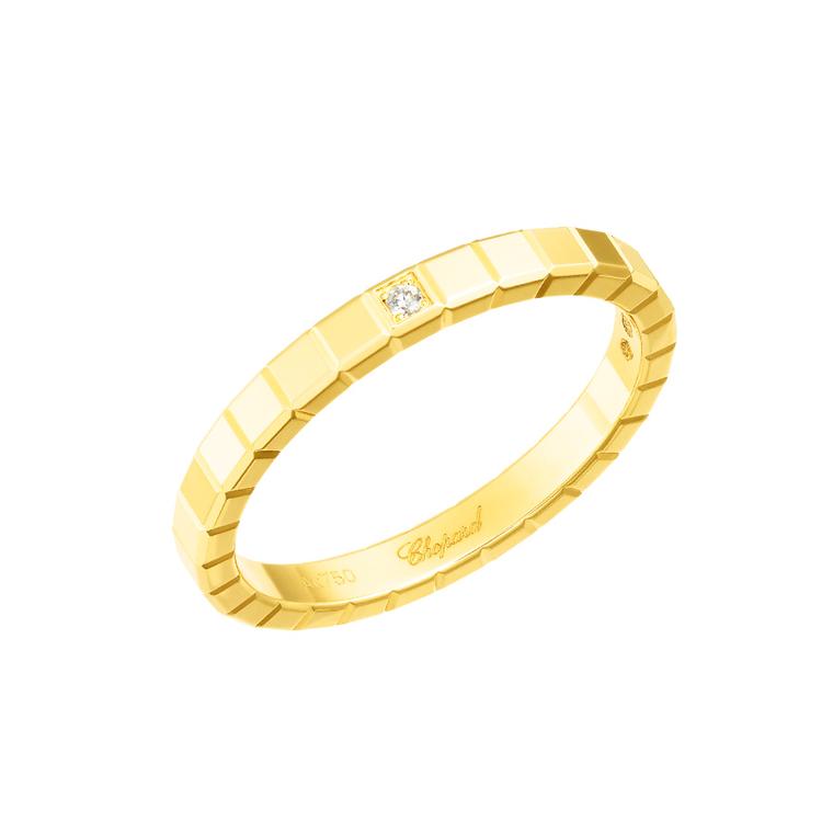 Yellow gold Ice Cube ring