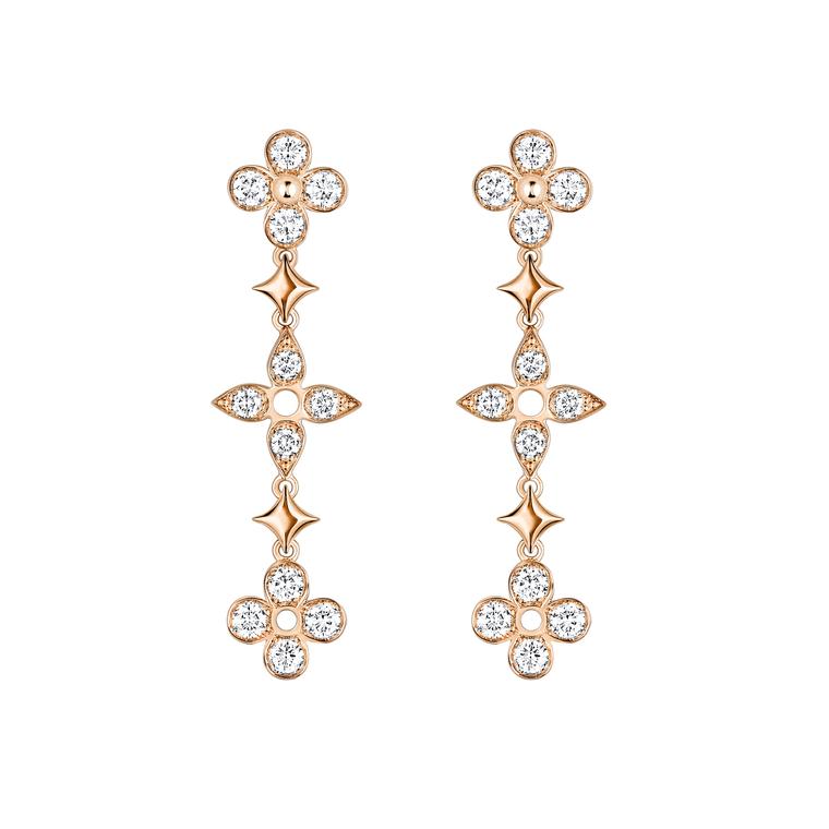 Louis Vuitton Goldtone Metal Pink Sweet Monogram Charms Set of Three  Earrings - Yoogi's Closet