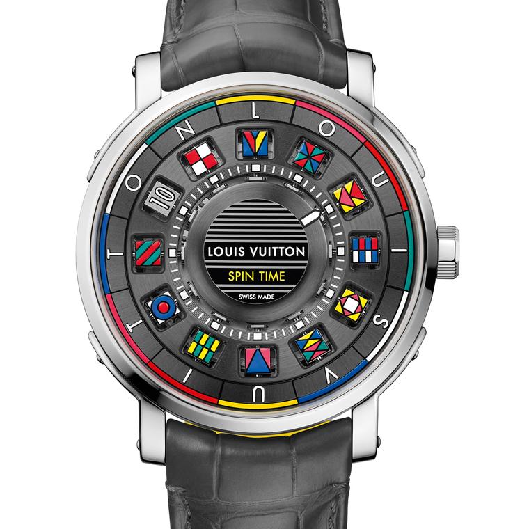 Louis Vuitton Escale Spin Time watch in white gold