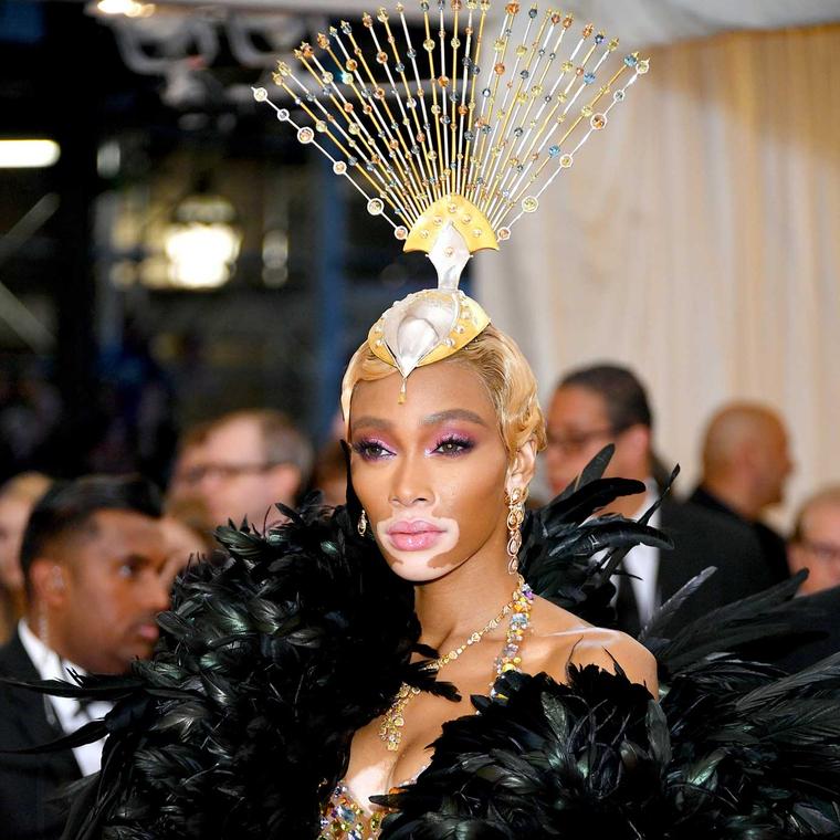 Winnie Harlow Chopard jewels Met Gala 2019 