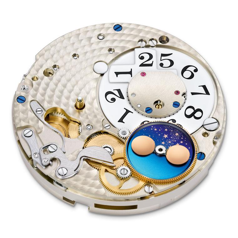 A Lange & Sohne movement with moon phases