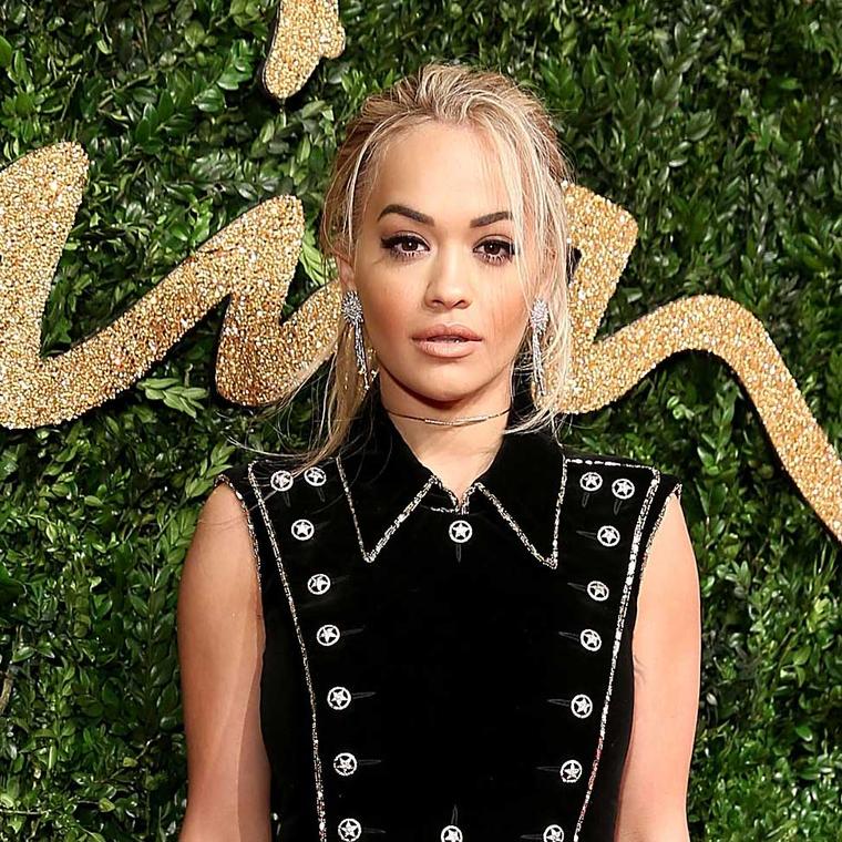 Rita Ora at the British Fashion Awards in Chanel diamond jewellery