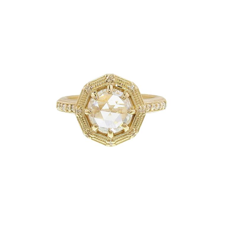 Megan Thorne bezel-cut diamond ring