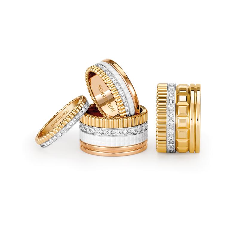 Boucheron Quatre Radiant and White Edition Rings