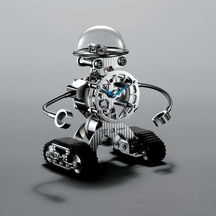 MB&F Sherman robot table clock