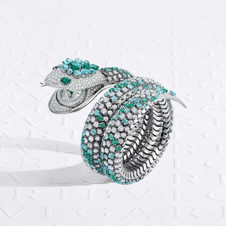 Bulgari Serpenti 75 anniversary Mediterranea Serpenti Misteriosi Pallini high jewellery watch