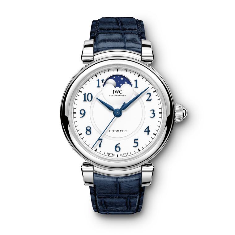 IWC Da Vinci Moon phase steel watch for women