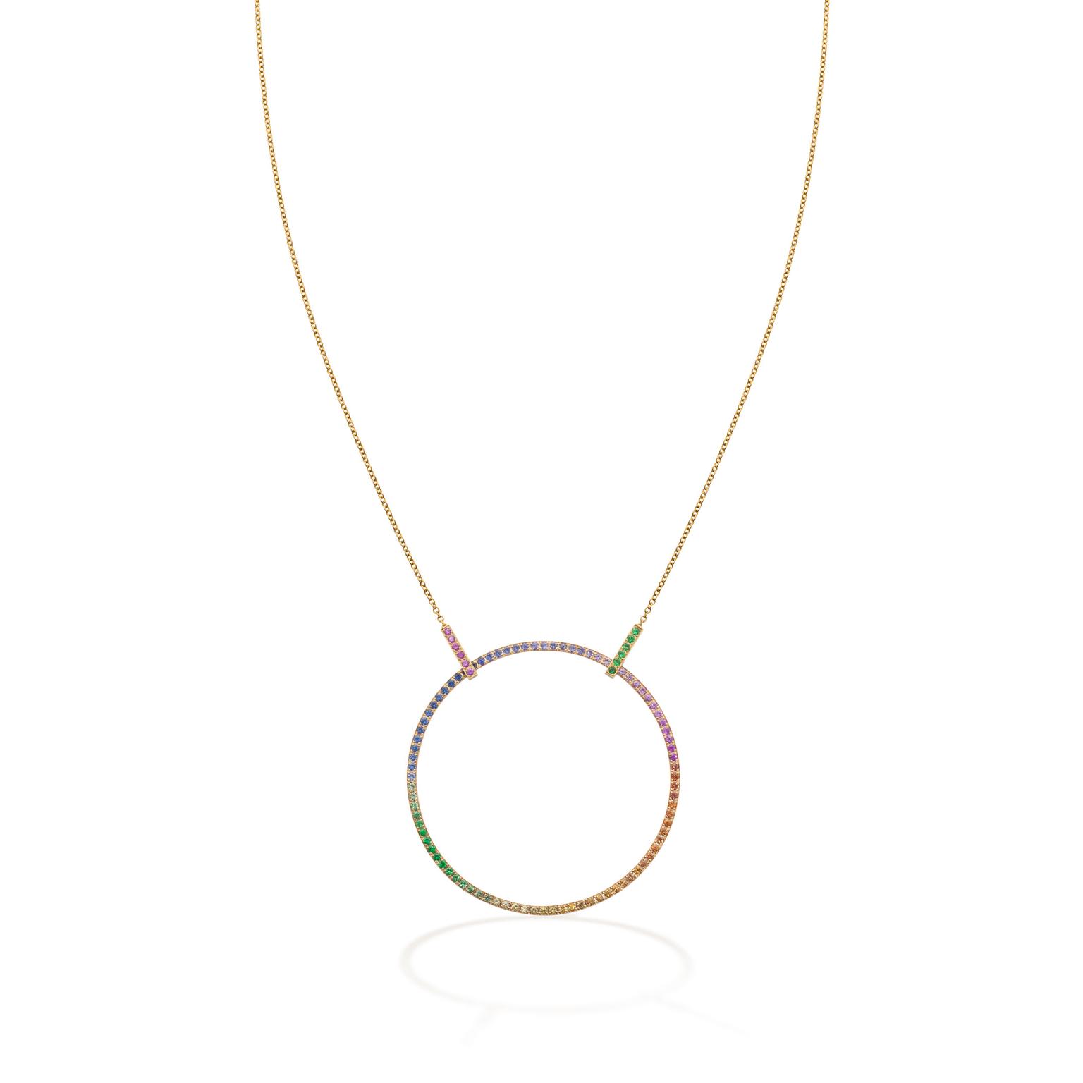 Robinson Pelham Circus Necklace with Rainbow Sapphires