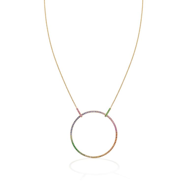 Robinson Pelham Circus Necklace with Rainbow Sapphires