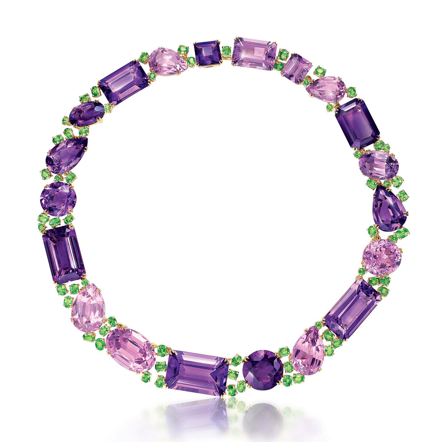 Verdura Byzantine Riviere amethyst necklace