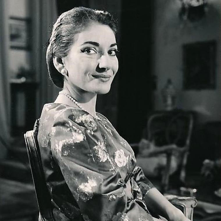 7. Callas being interviewed by CBS in 1958 