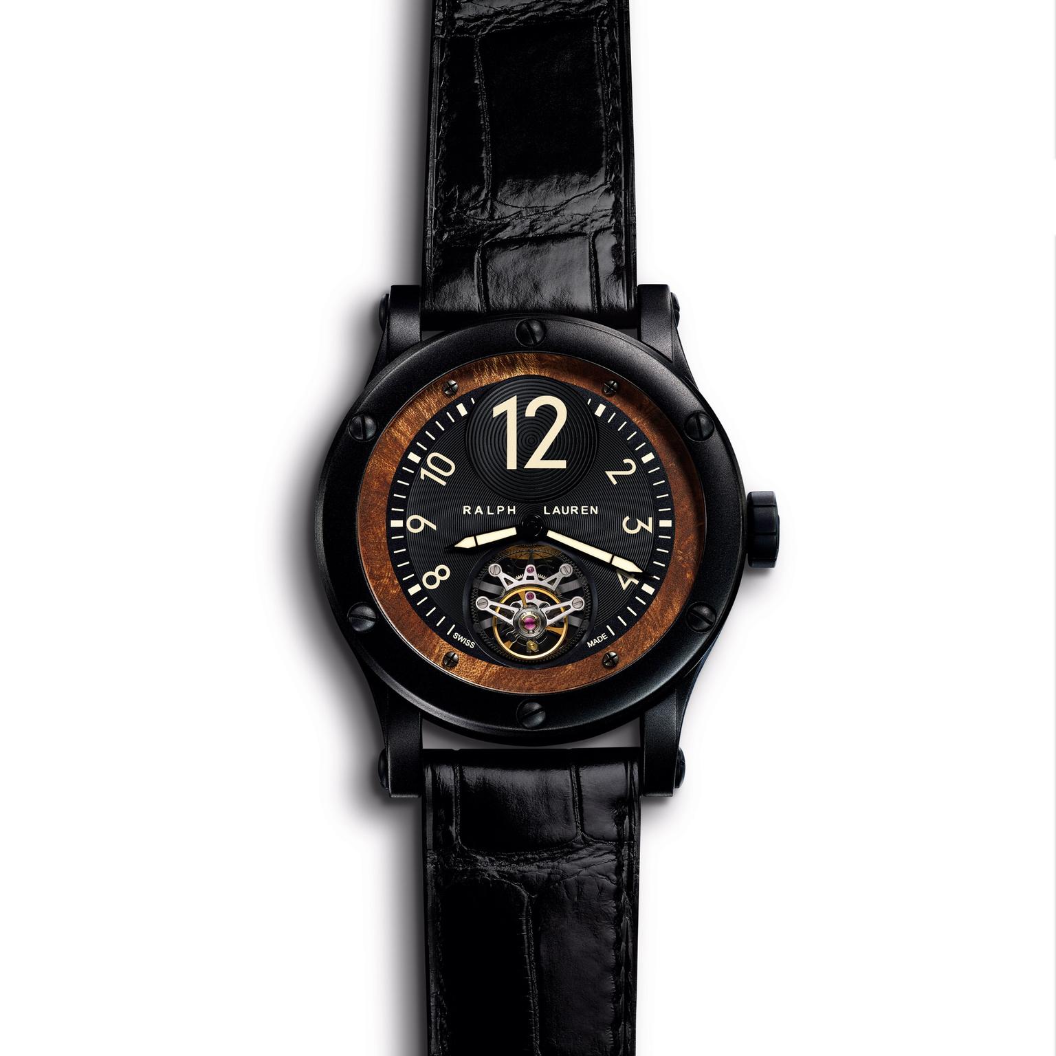 RL67 45mm Black Safari Flying Tourbillon