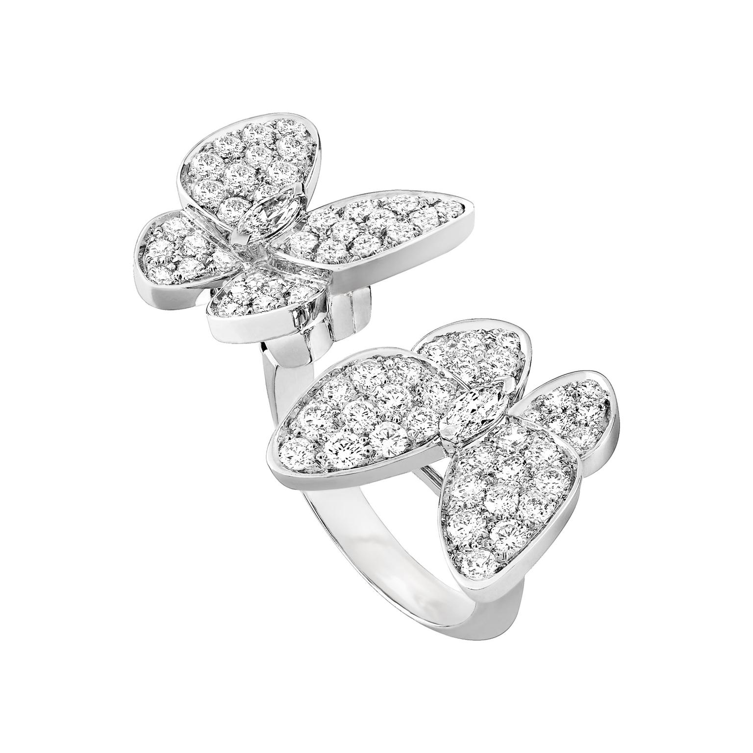 Van Cleef & Arpels diamond butterfly ring