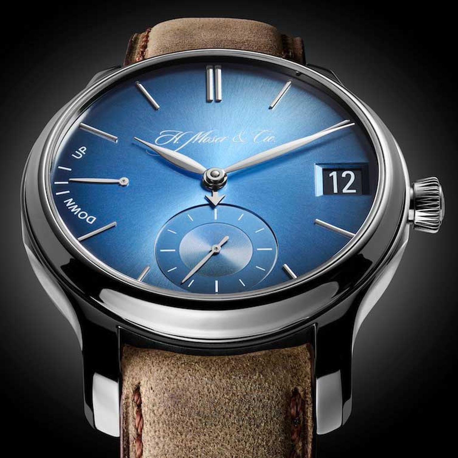 H. Moser & Cie. Endeavour Perpetual Calendar Funky Blue