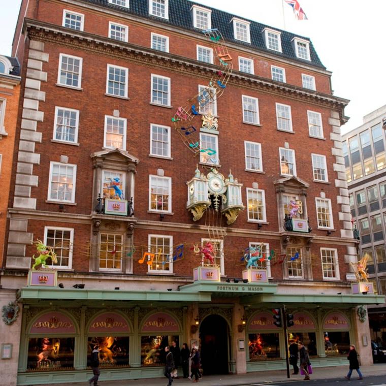 Fortnum & Mason facade in London