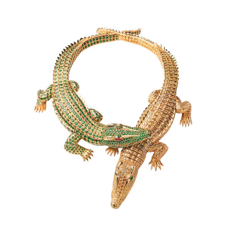 Maria Felix's Cartier crocodile necklace 1975