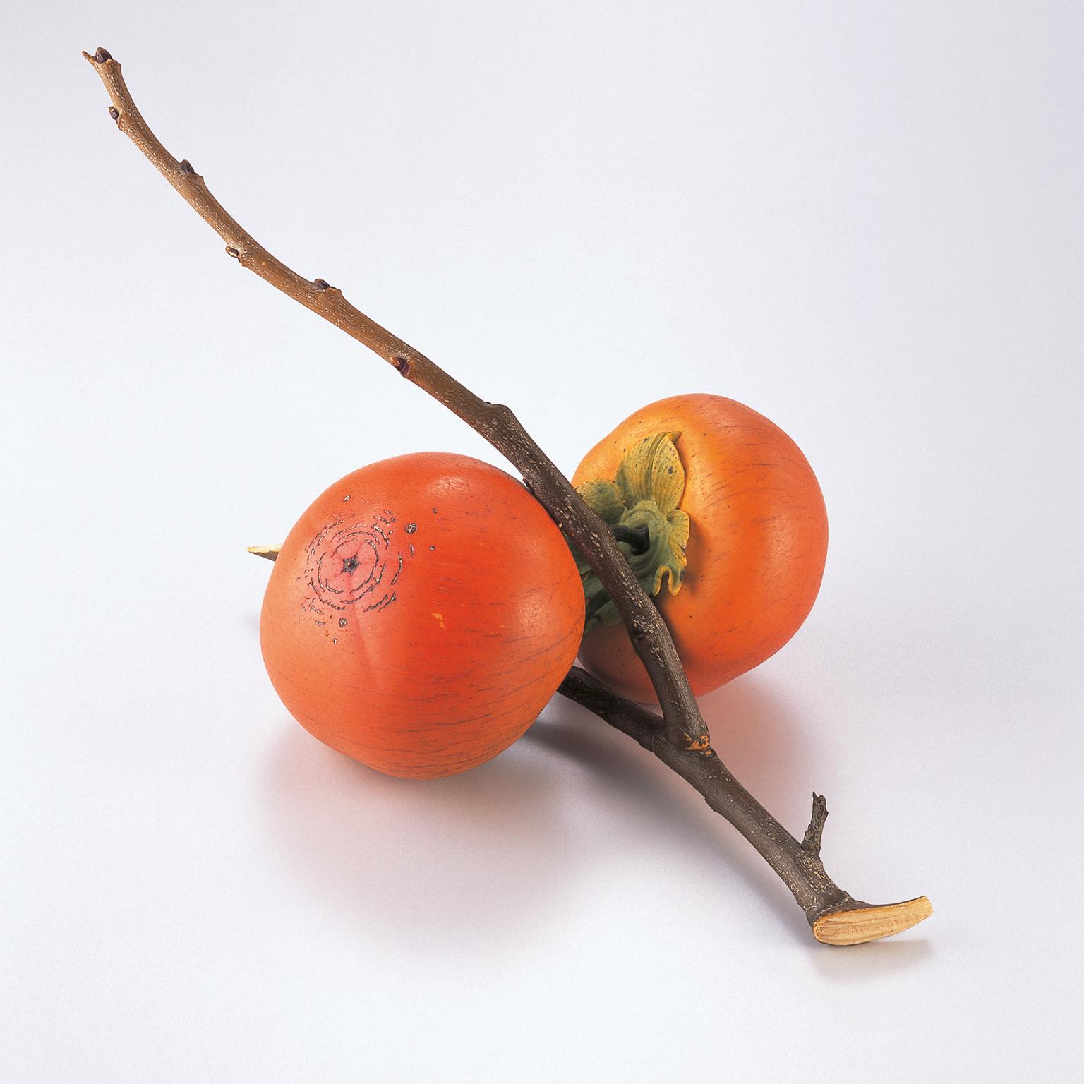 Persimmon by Ando Rokuzan ivory carving