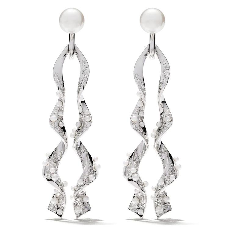 Cascade earrings by Tasaki still