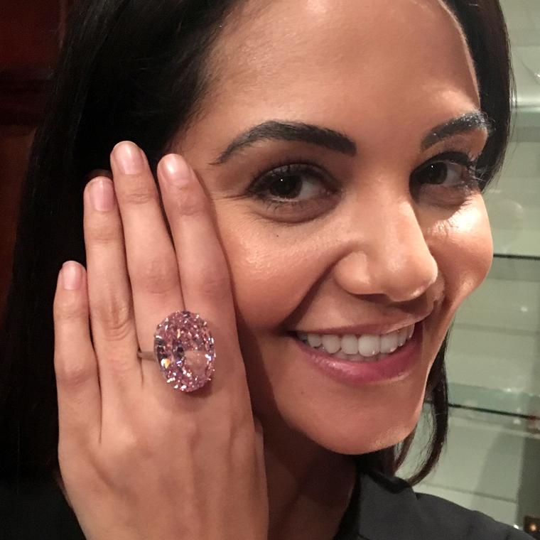 Sotheby s Pink Star diamond ring
