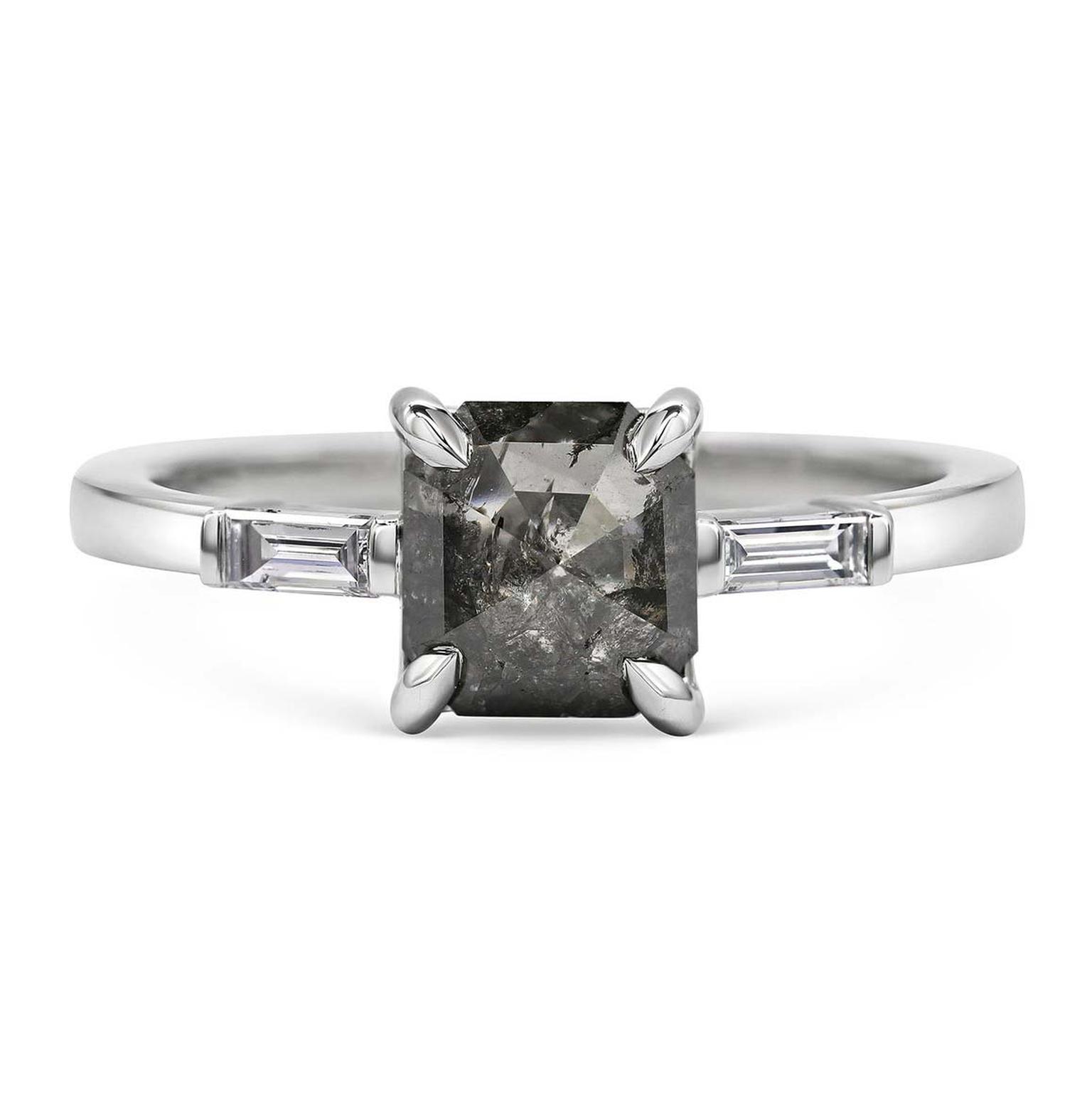 Salt and pepper diamond princess deals cut