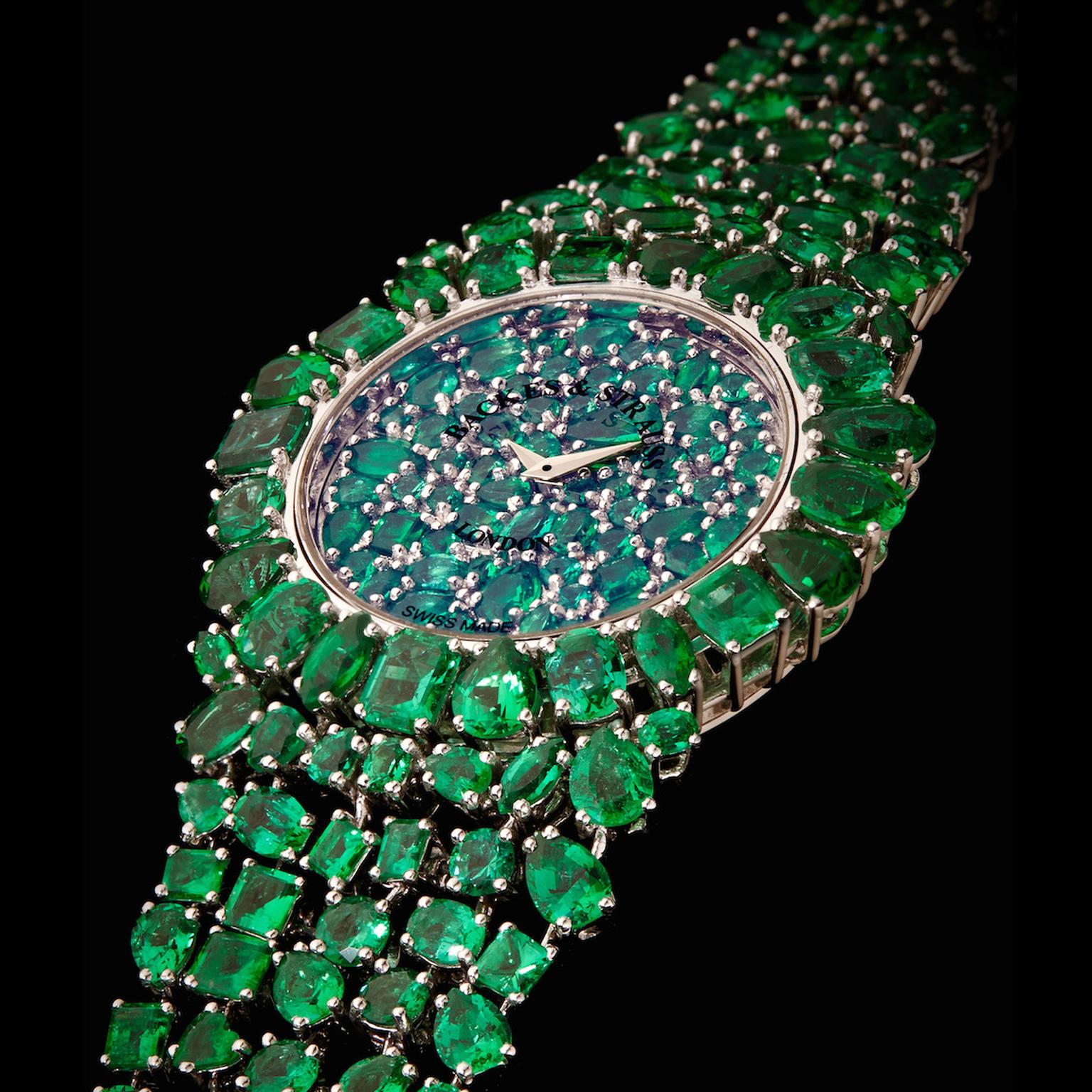 Backes & Strauss The Piccadilly Princess Royal African emerald watch