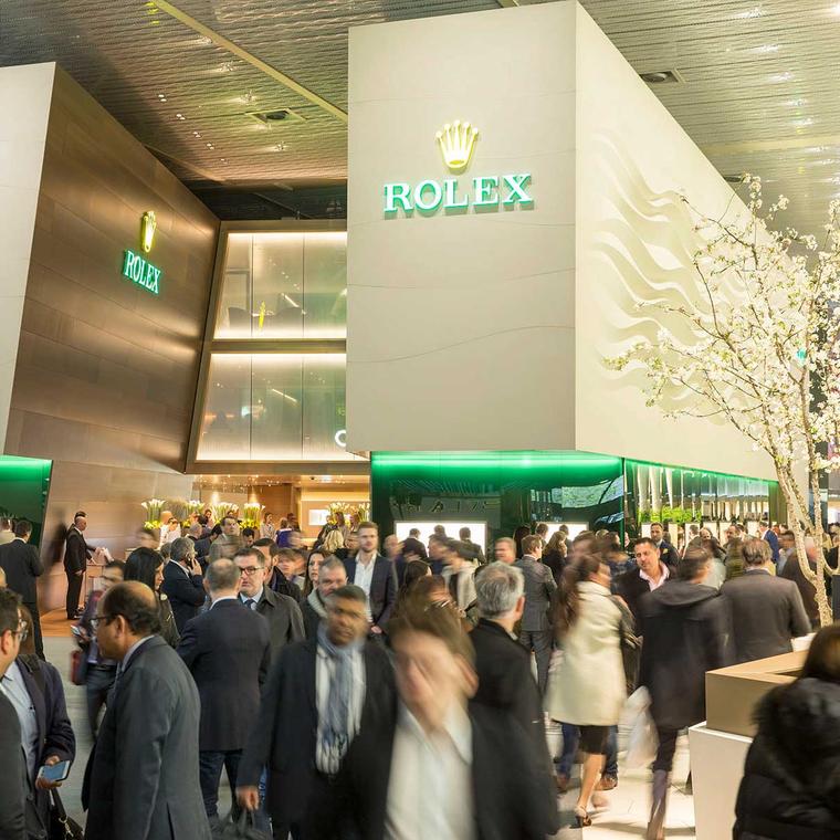 Baselworld Rolex stand