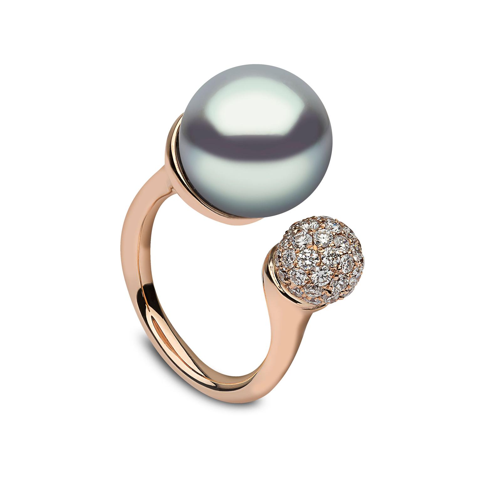 YOKO London Tahitian pearl ring