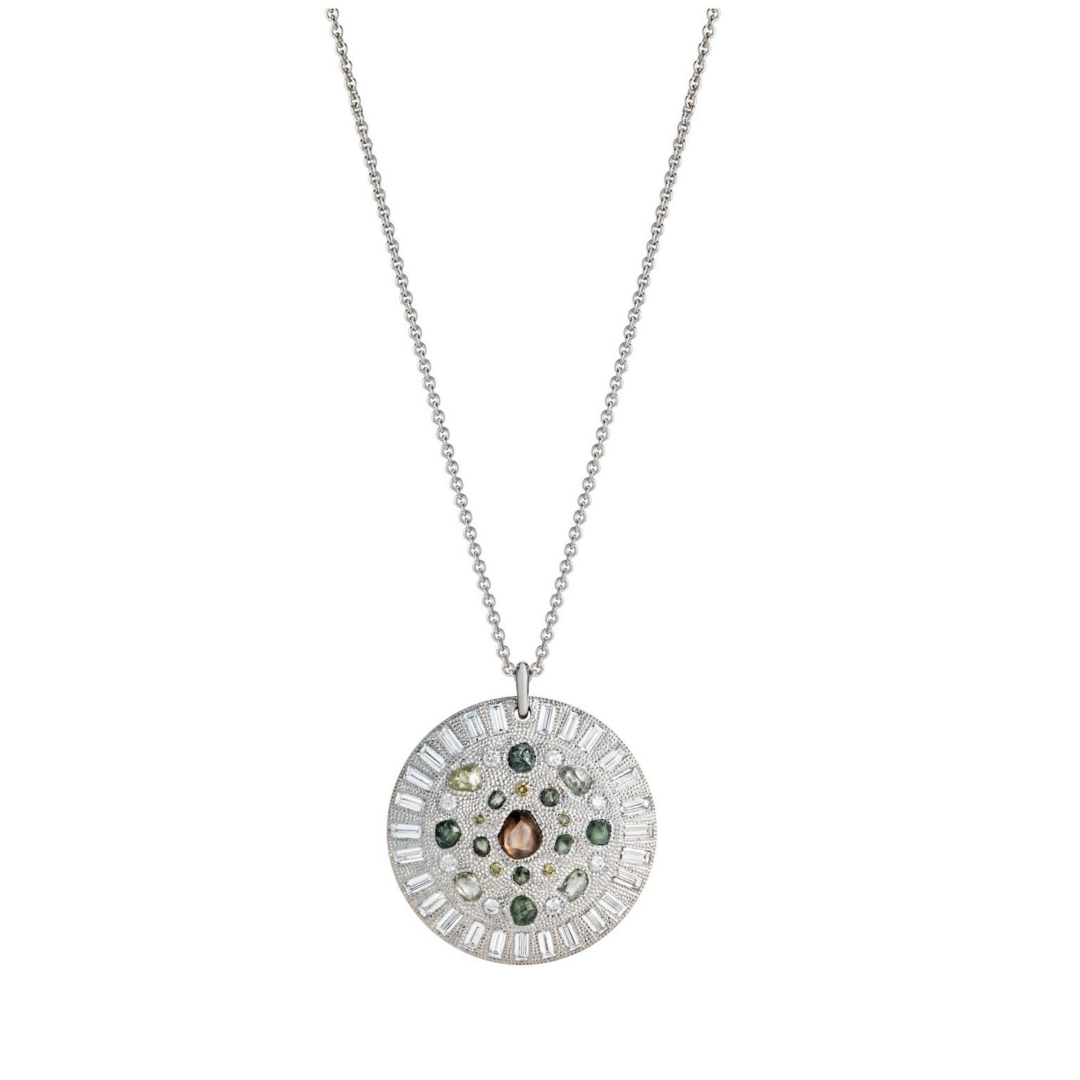 De Beers Talisman rough diamond medallion