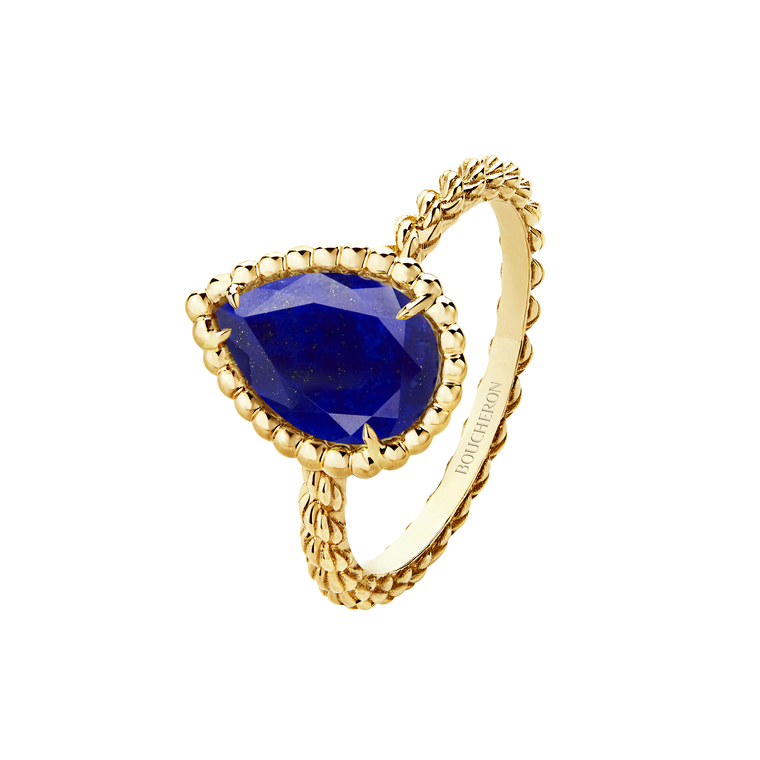 Boucheron Serpent Boheme lapis lazuli ring