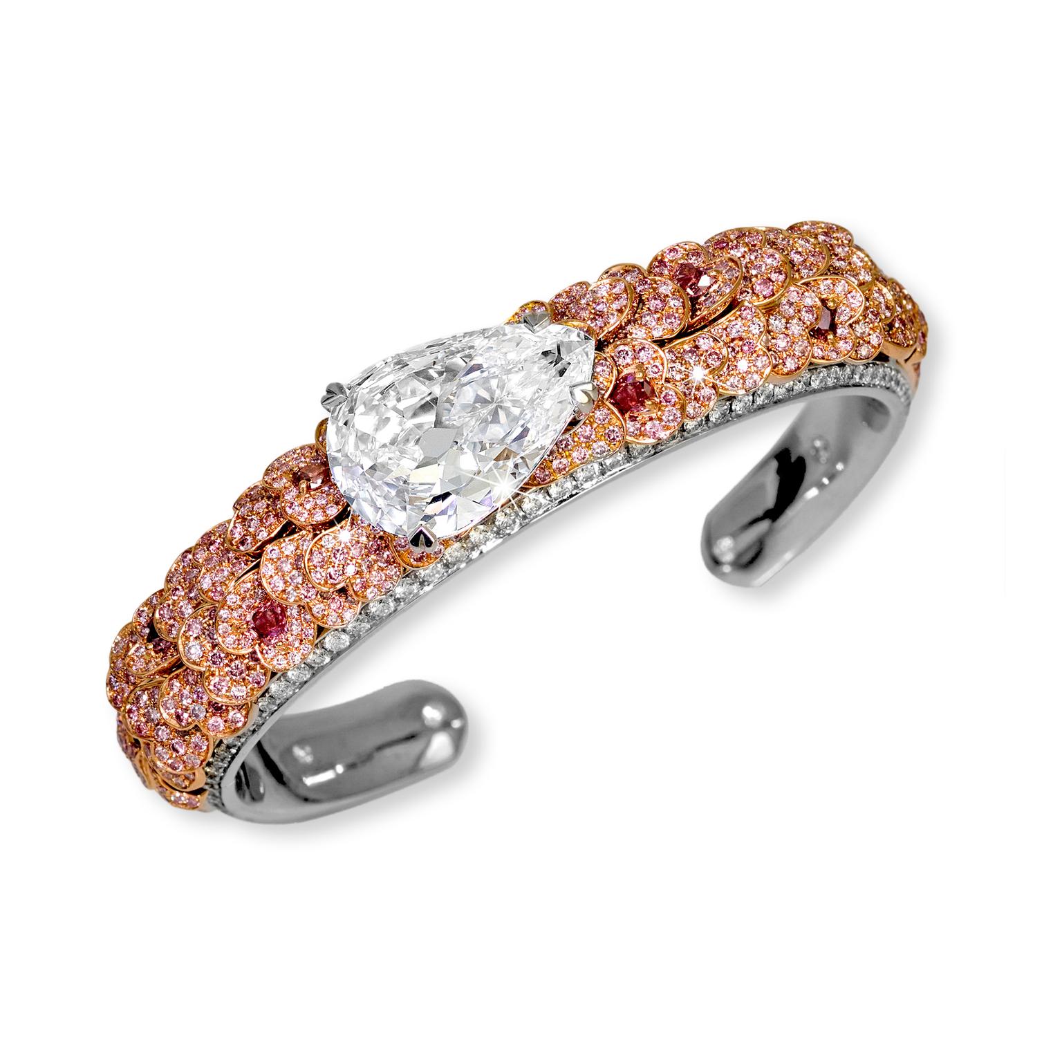 David Morris pink diamond bracelet