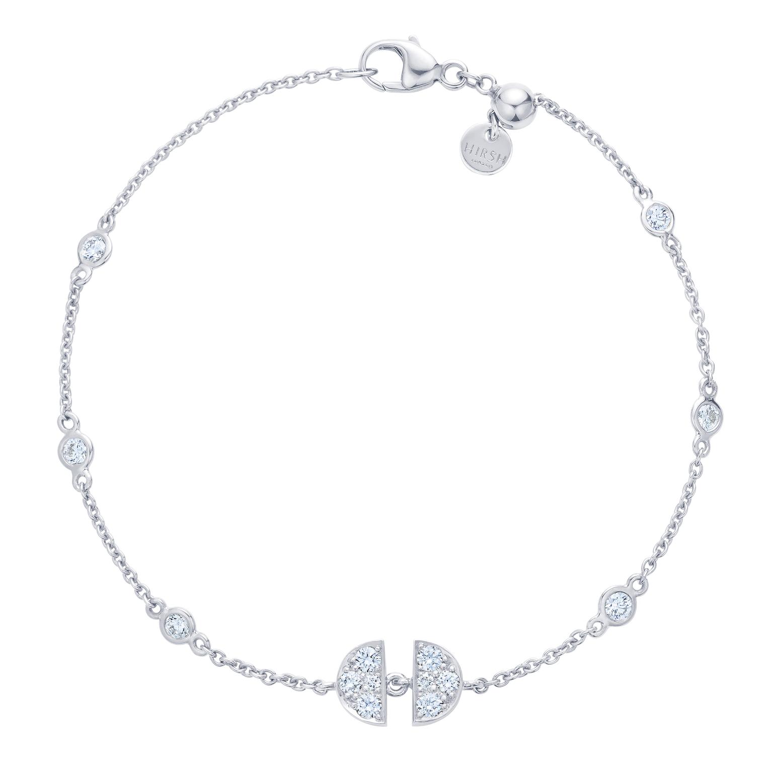 FIzz bracelet in platinum by Hirsh
