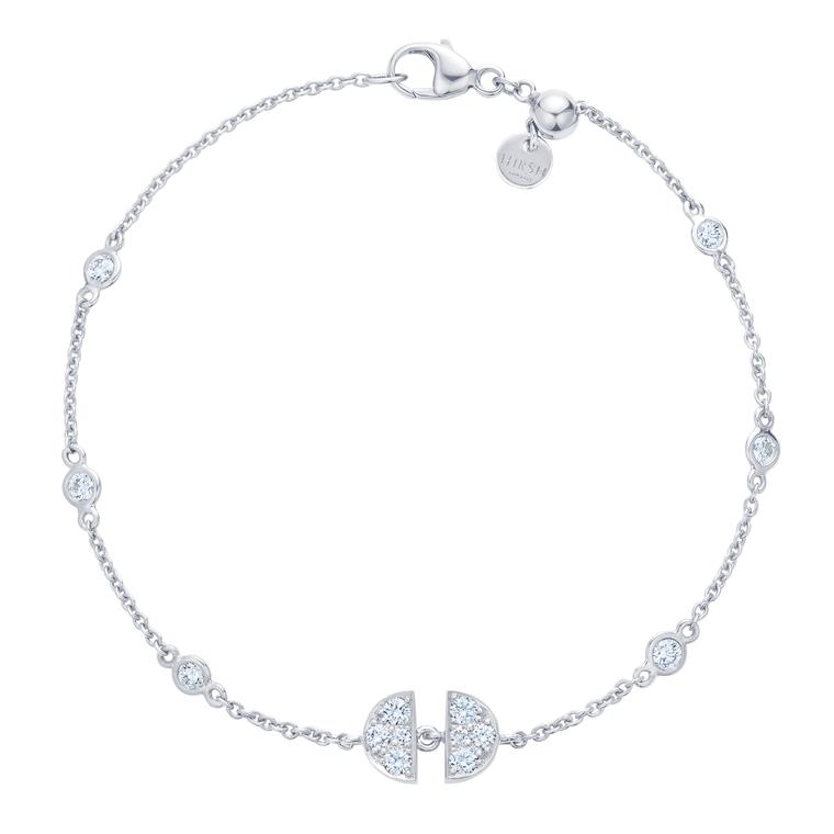 FIzz bracelet in platinum by Hirsh